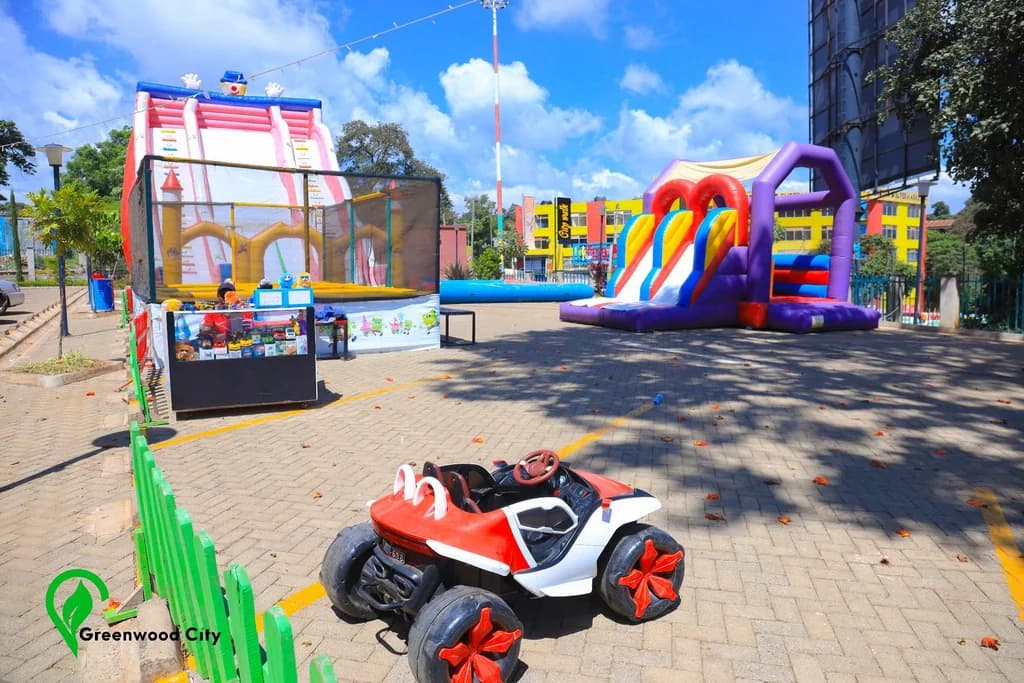 Family activity area at Greenwood Mall